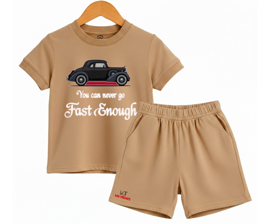 Fast Enough Shorts Set