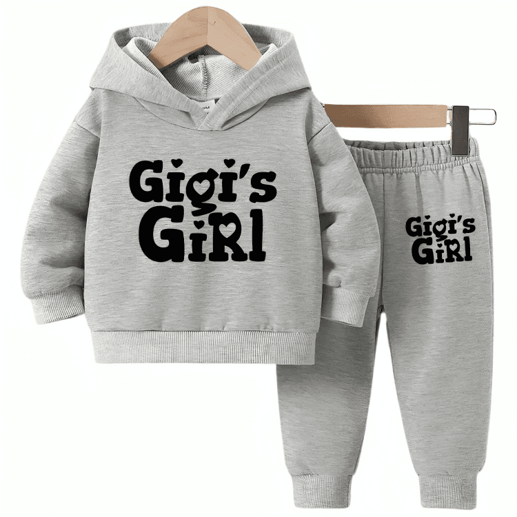 Gigi's Girl Fleece Hoodie Tracksuit - Kin Trends