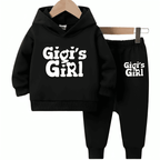 Gigi's Girl Fleece Hoodie Tracksuit - Kin Trends