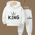 King Fleece Hoodie Tracksuit - Kin Trends
