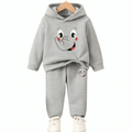 Cute Elephant Hoodie Tracksuit - Kin Trends