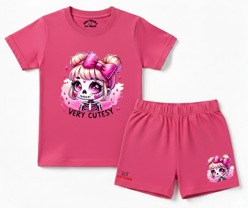 Girls Very Cutesy Shorts Set