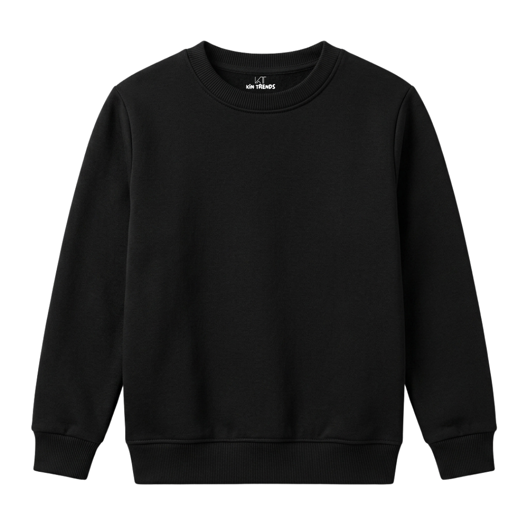 Plain 310GSM Cotton Fleece Sweatshirt