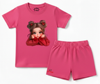 New Cute Doll Shorts Set