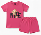 Nice Bear Shorts Set