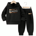 Beauty Fleece Hoodie Tracksuit - Kin Trends