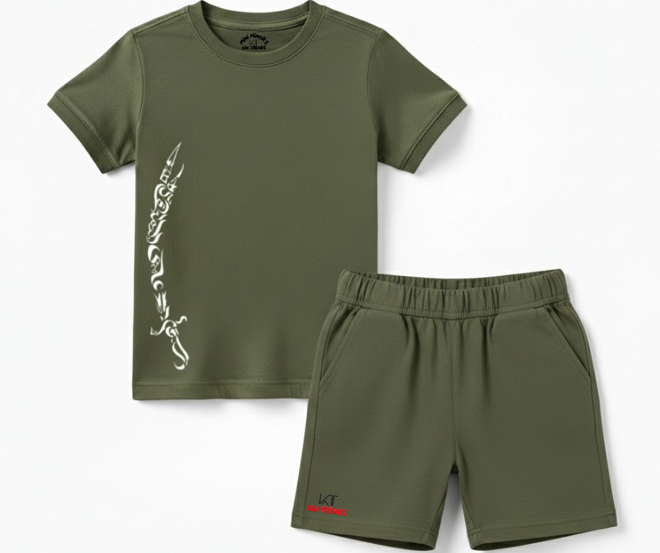Premium Zulfiqar Shorts Set