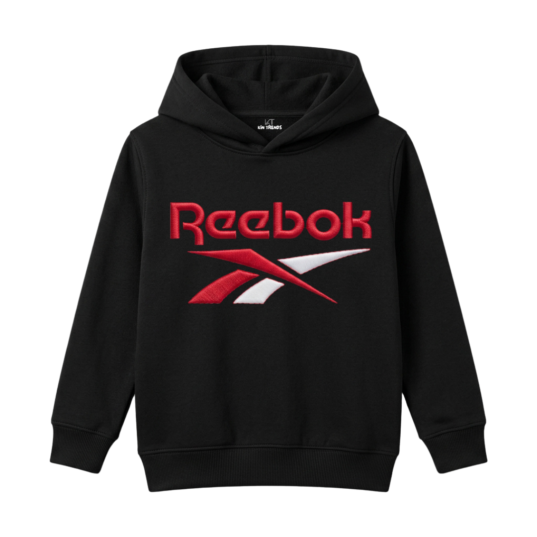 RBK Vector Heritage Classic Embroidered Style Kids Winter Fleece Hoodie