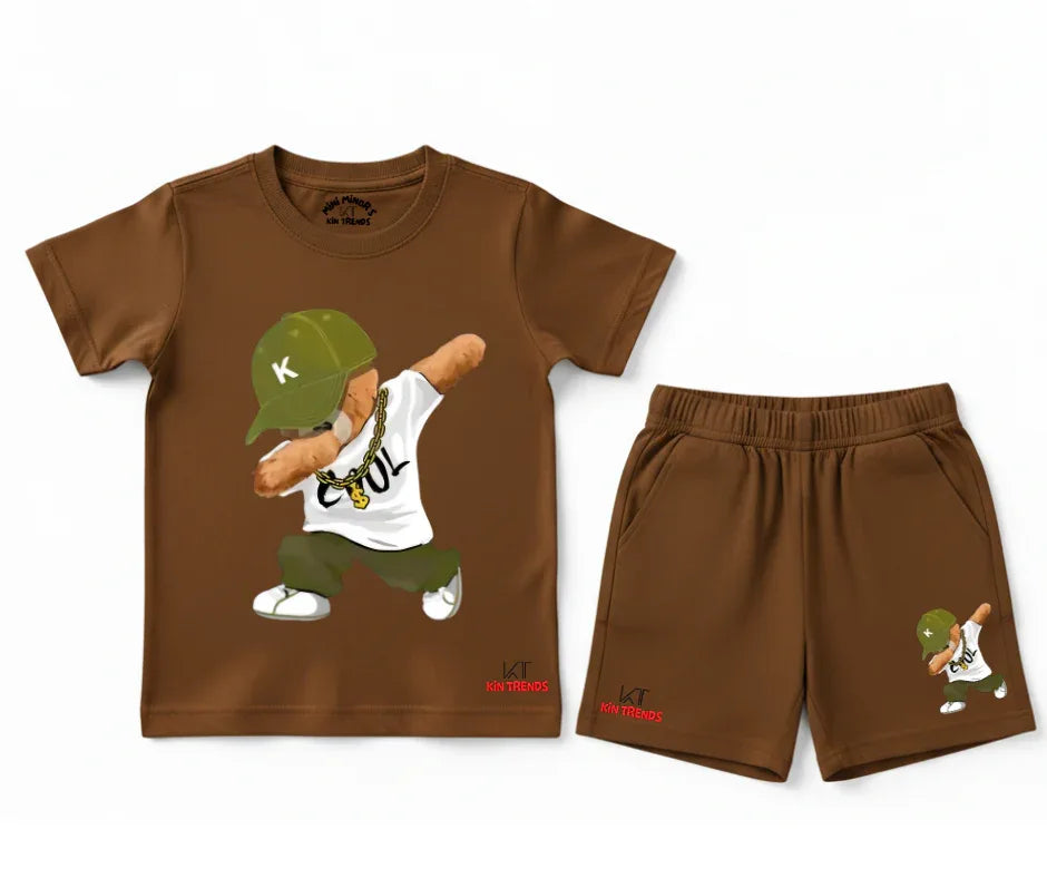 Favourite The SWAG Bear Shorts Set | Mini Minors Kintrends