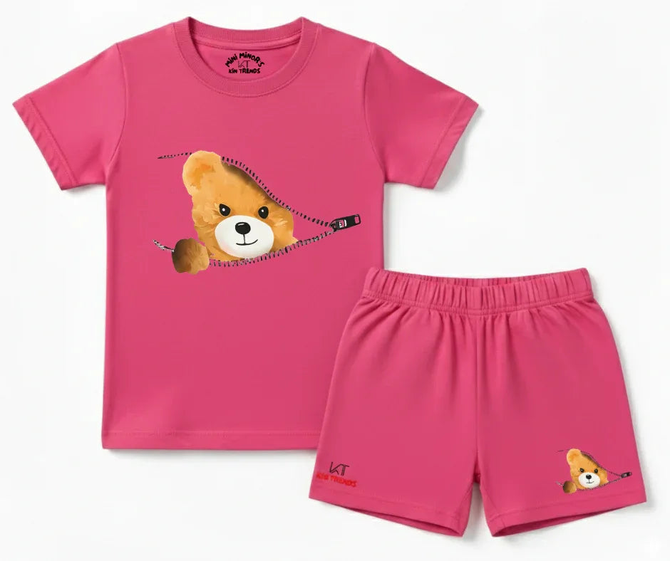 The Peek-a-Boo Shorts Set | Mini Minors Kintrends