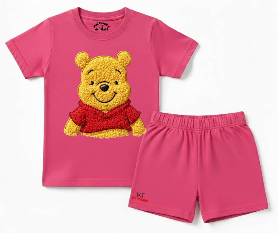 WTP Shorts Set (Not Embroidered) Kids T shirt and shorts | Mini Minors Kin Trends | Kintrends