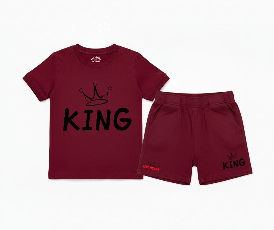 King Shorts Set