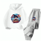 Goku Fleece Hoodie Tracksuit - Kin Trends