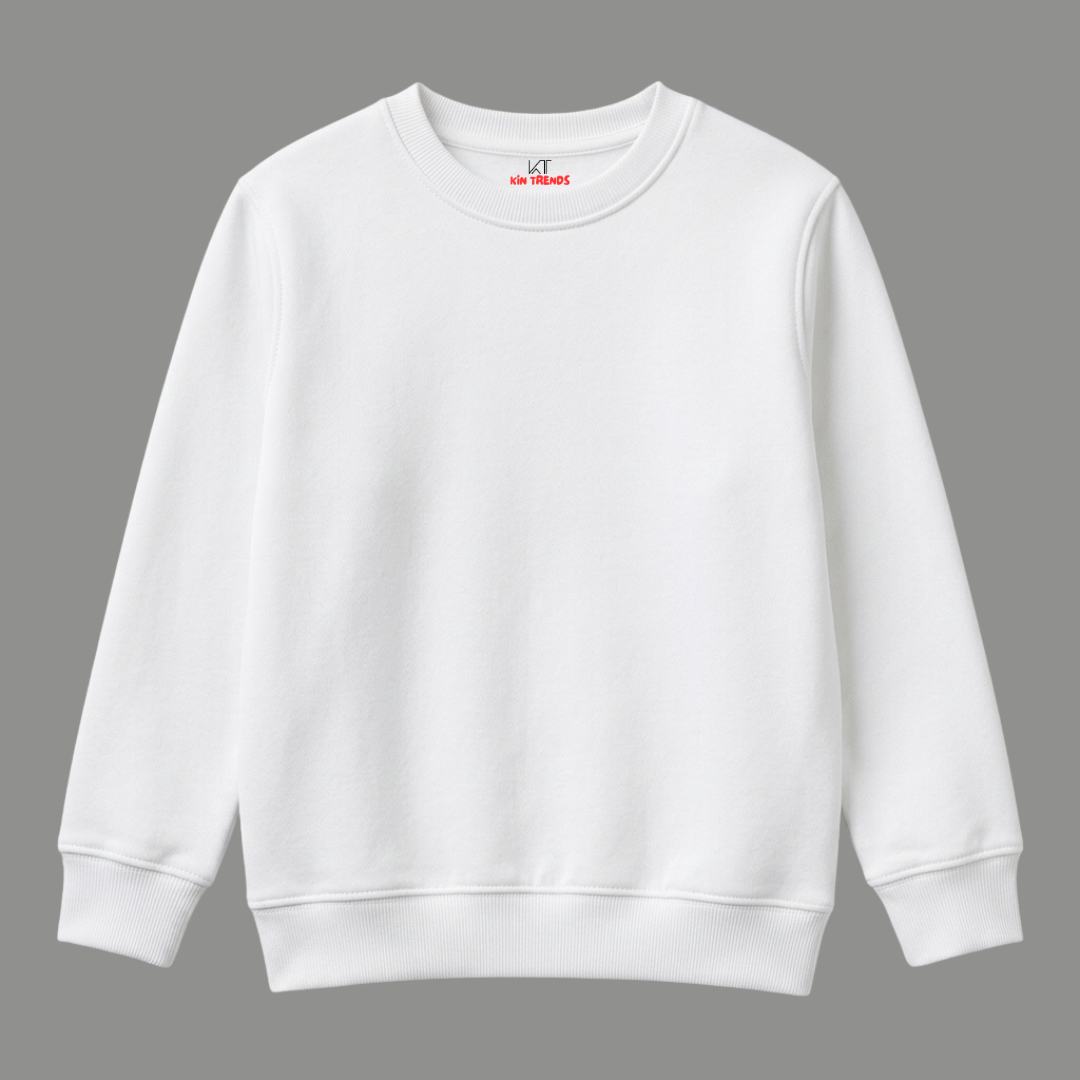 Plain 310GSM Cotton Fleece Sweatshirt