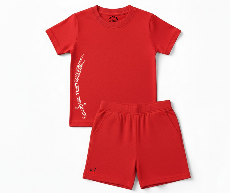 Premium Zulfiqar Shorts Set