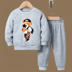 Famous Bear Fleece Tracksuit - Kin Trends
