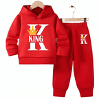 K For King Fleece Hoodie Tracksuit - Kin Trends