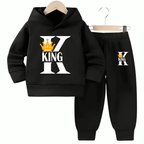 K For King Fleece Hoodie Tracksuit - Kin Trends