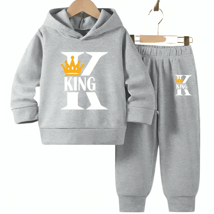 K For King Fleece Hoodie Tracksuit - Kin Trends