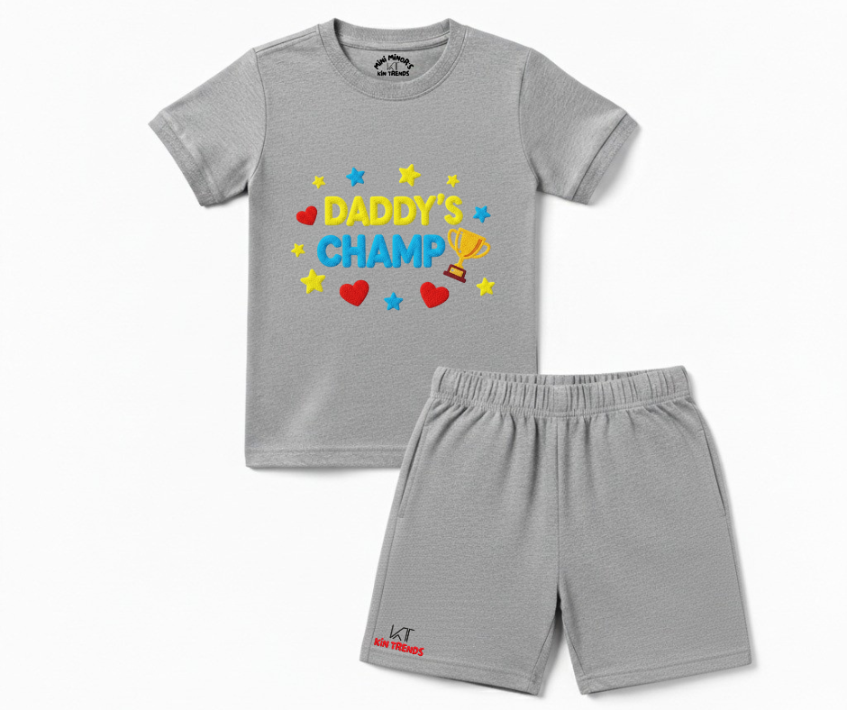 Premium Daddy Champ Shorts Set (Not Embroidered)