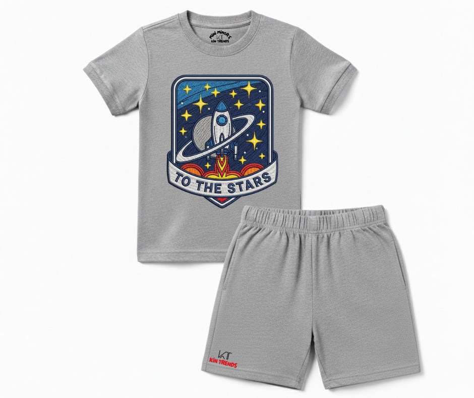 To The Stars Shorts Set | Mini Minors Kintrends