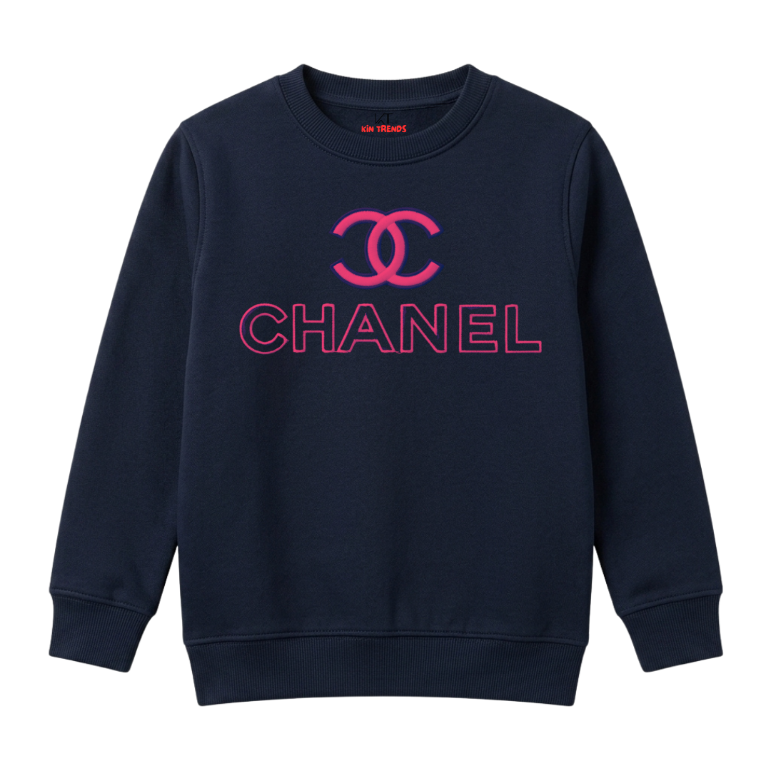 CHNL Neon Girls Winter Fleece Sweatshirt
