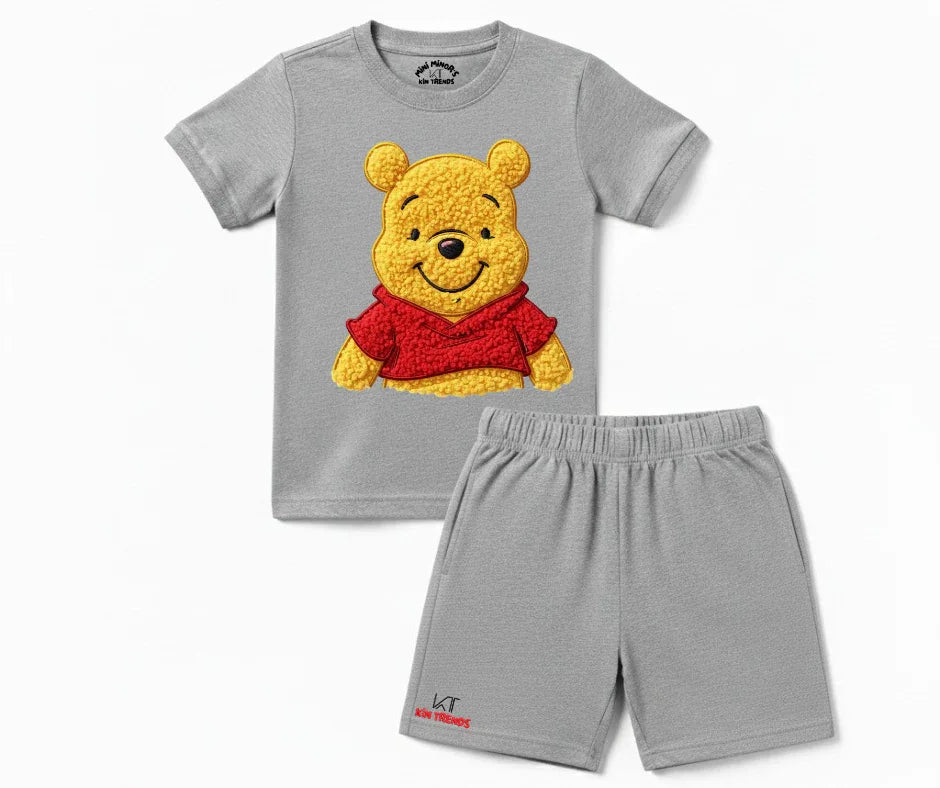 WTP Shorts Set (Not Embroidered) Kids T shirt and shorts | Mini Minors Kin Trends | Kintrends
