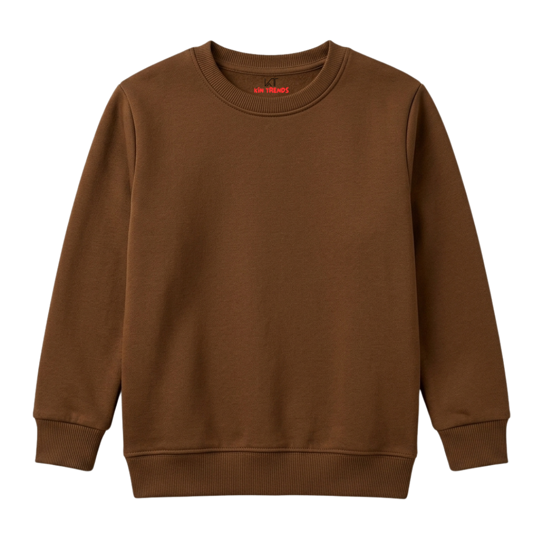 Plain 310GSM Cotton Fleece Sweatshirt