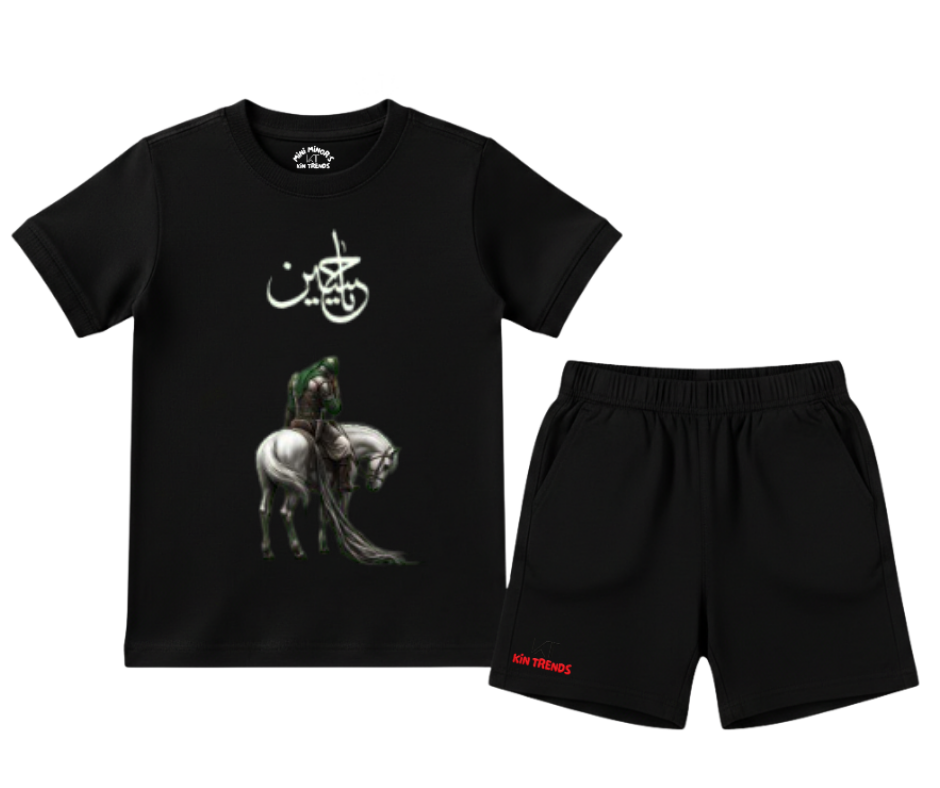 Ya Hussain Shorts Set D2