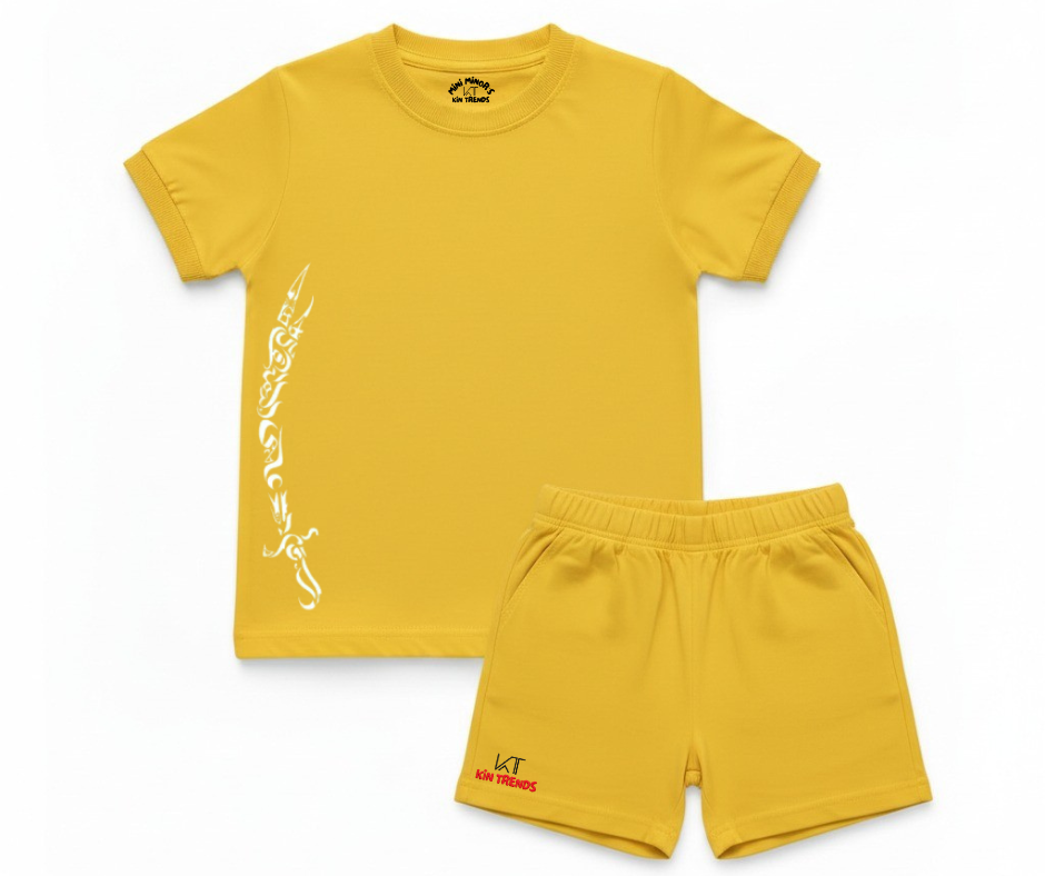 Premium Zulfiqar Shorts Set