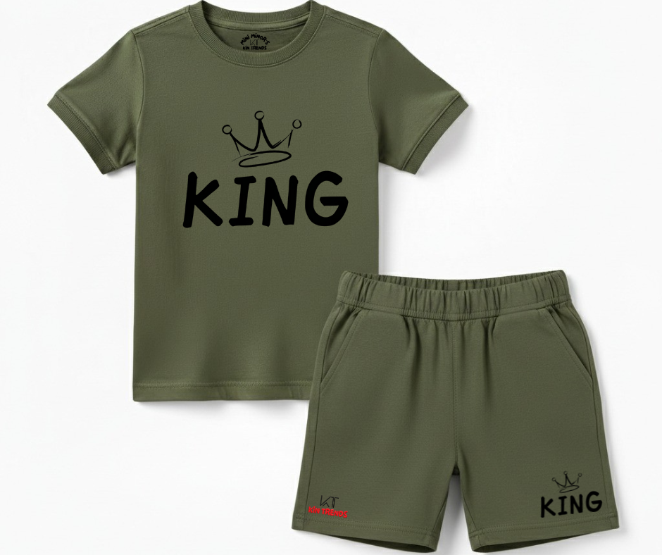 King Shorts Set