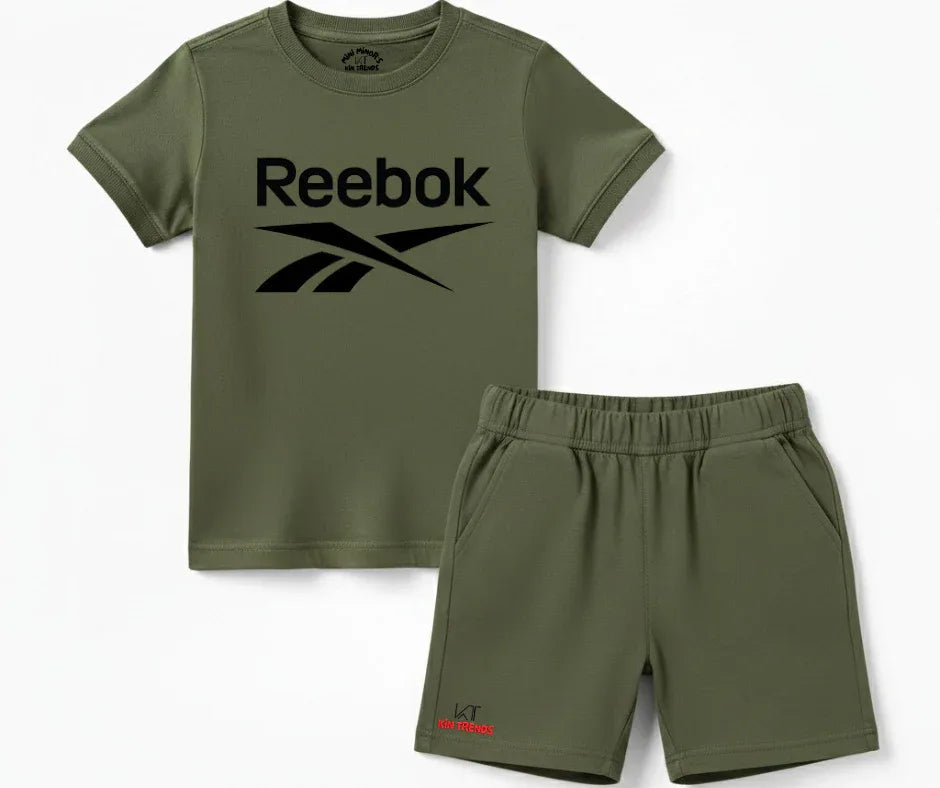 RBK D1 Shorts Set | Kids T shirt and shorts | Mini Minors Kin Trends | Kintrends