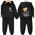 Skater King Front Back Fleece Hoodie Tracksuit - Kin Trends