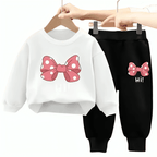 Hi Girls Fleece Tracksuit - Kin Trends