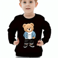 Now Bear Fleece Sweatshirt - Kin Trends
