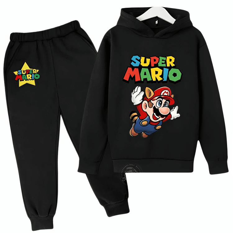 Super Mario Hoodie Tracksuit - Kin Trends