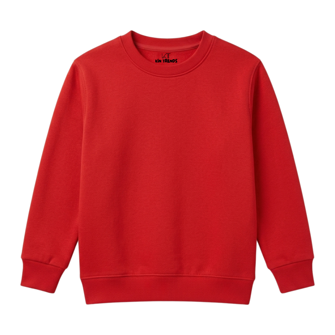Plain 310GSM Cotton Fleece Sweatshirt