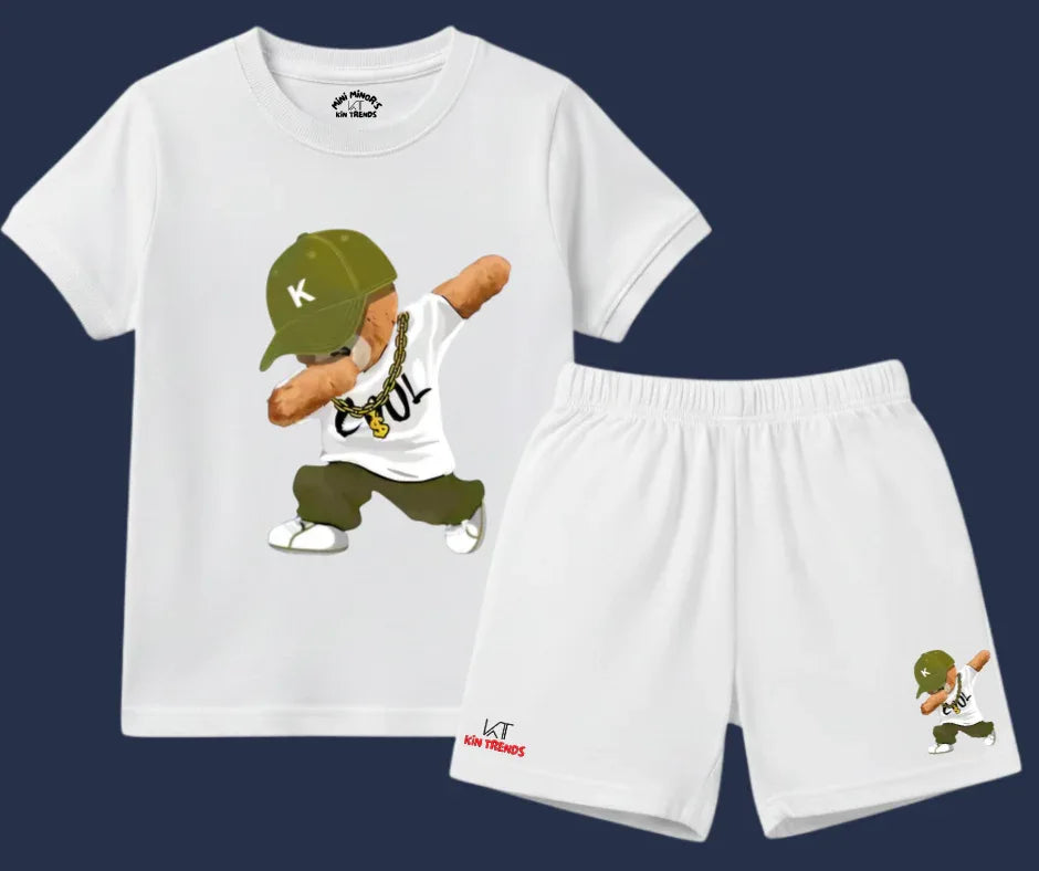 Favourite The SWAG Bear Shorts Set | Mini Minors Kintrends