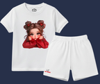New Cute Doll Shorts Set