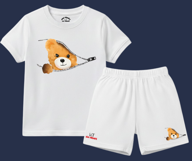 The Peek-a-Boo Shorts Set | Mini Minors Kintrends Hover Image