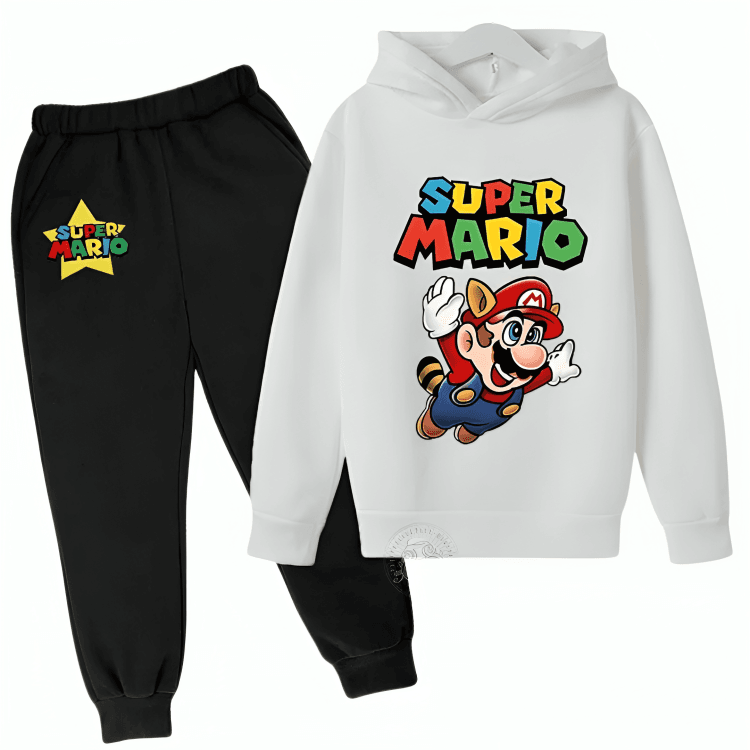 Super Mario Hoodie Tracksuit - Kin Trends