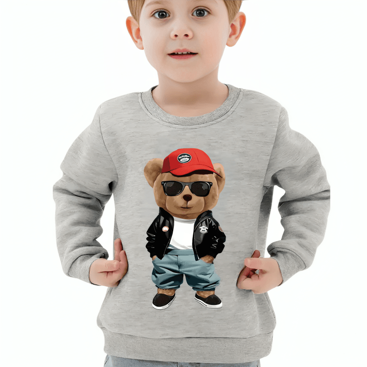 Cool Cap Bear Fleece Sweatshirt - Kin Trends