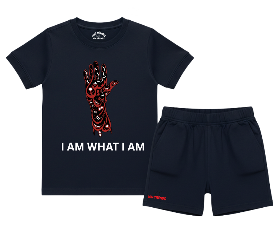 I Am What I Am Shorts Set