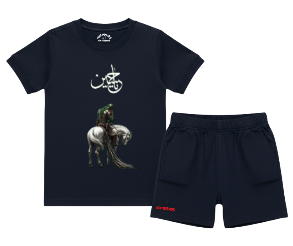 Ya Hussain Shorts Set D2