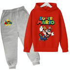 Super Mario Hoodie Tracksuit - Kin Trends