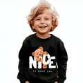 Nice Bear Fleece Sweatshirt - Kin Trends