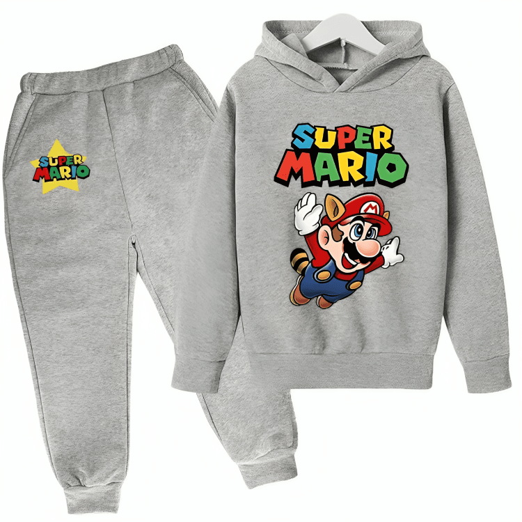 Super Mario Hoodie Tracksuit - Kin Trends