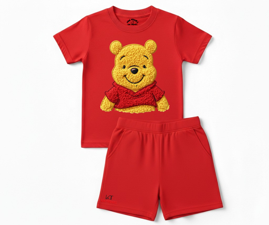 WTP Shorts Set (Not Embroidered) Kids T shirt and shorts | Mini Minors Kin Trends | Kintrends