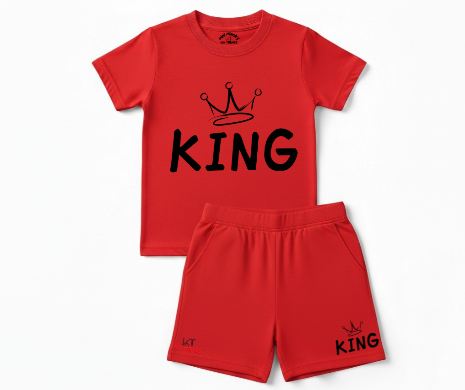 King Shorts Set