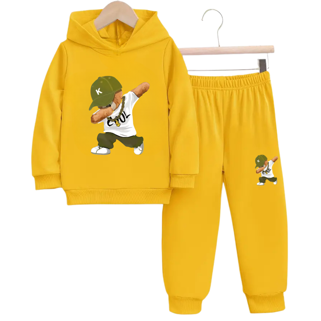 Best Selling Cool Bear Fleece Hoodie Tracksuit